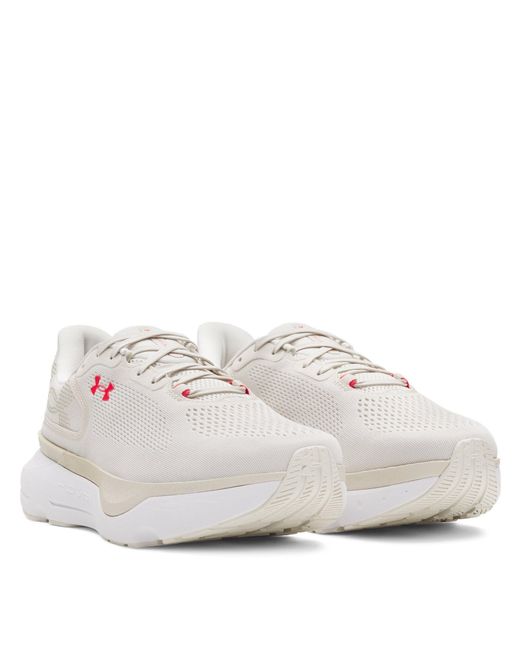 Under Armour White Infinite Pro Entry Road Running Shoes for men