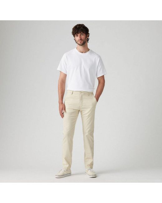 Levi's Natural Levi's Karla Textured Slim Chinos for men