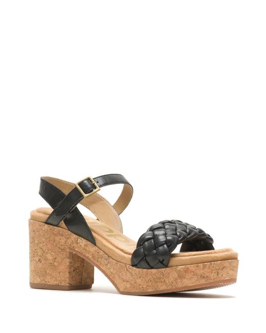 Hush Puppies Black Poppy Quarter Strap Sandal