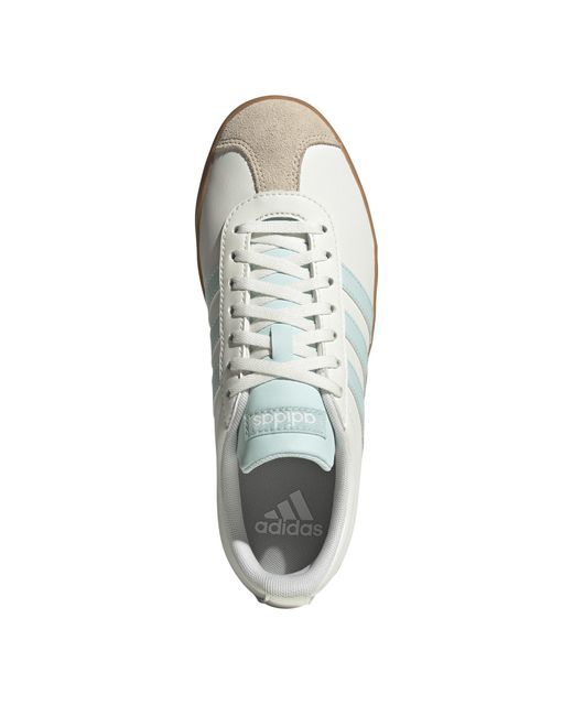 Adidas White Vl Court Base Shoes