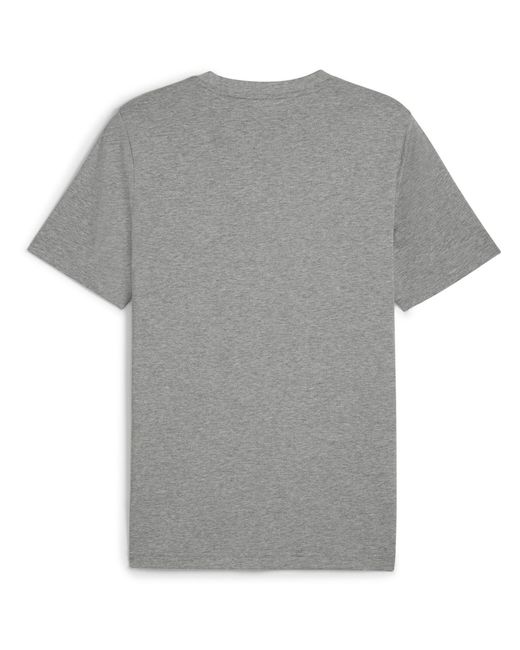 PUMA Gray Regular Fit T-Shirt for men