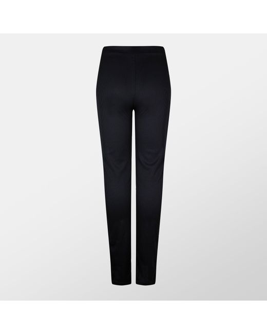 Missy Empire Blue Thick Rib Leggings