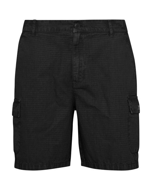 Barbour Black Ripstop Cargo Shorts for men