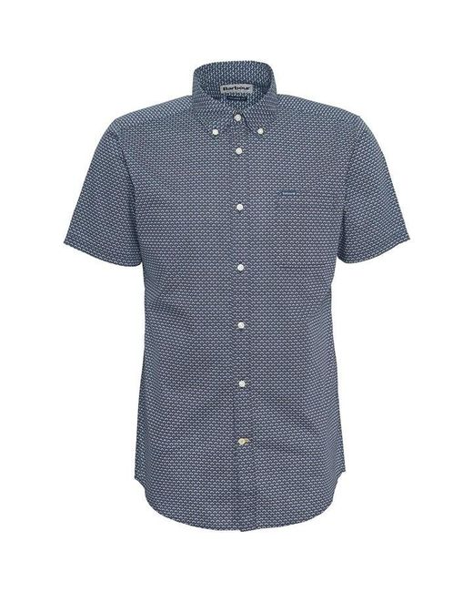 Barbour Blue Shell Tailored Shirt for men