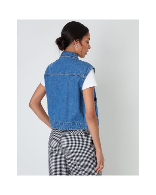 Threadbare Blue Lucky Denim Structured Fit Jacket