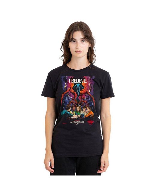 Stranger Things Black Butcher Billy S5 Ch 8 T Shirt Bla
