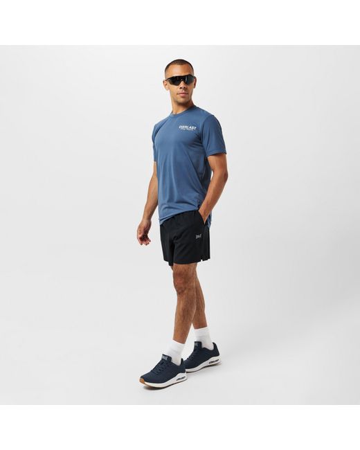 Everlast Blue Stripe Poly T-Shirts for men