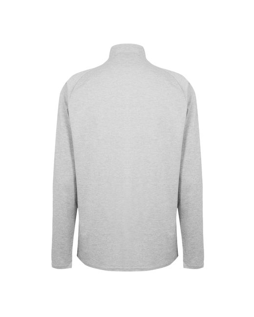 PUMA Gray Tad Qz Long Sleeve Performance Gym Top for men