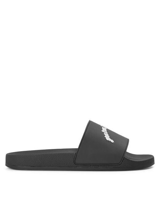 Palm Angels Black Pool Sliders for men