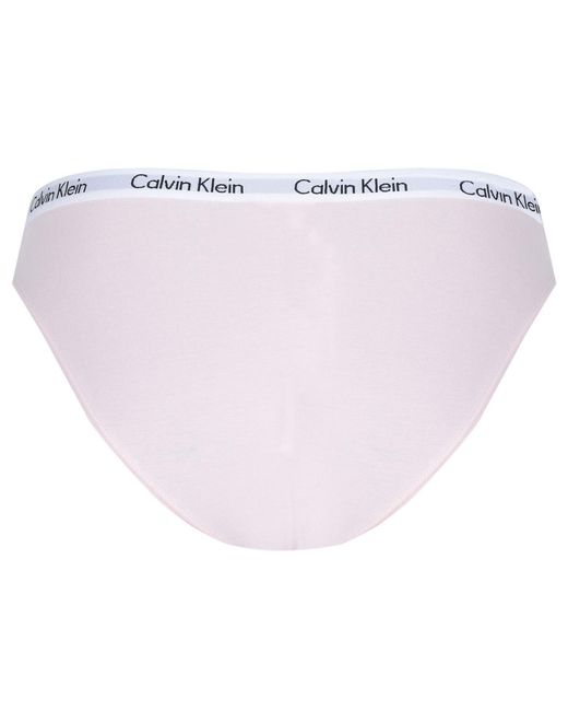 Calvin Klein White Carousel Bikini Bottoms