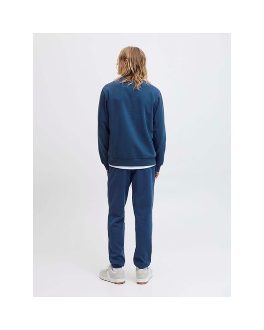 Jack & Jones Blue Arch Crew Sweat Tracksuit Co-Ord Set for men