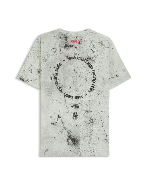 HUGO Gray Vcarb Icon T Rb for men