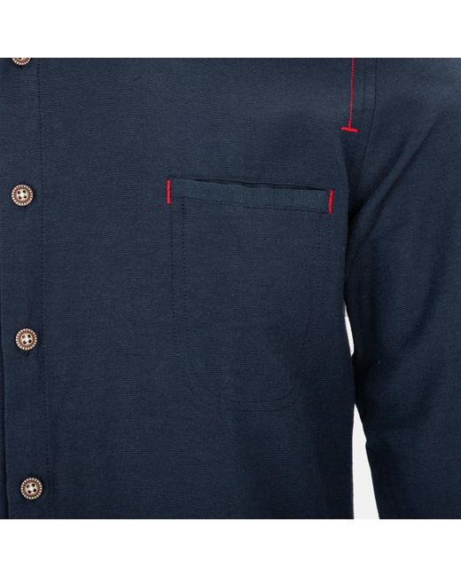 Firetrap Blue Plain Shirt for men