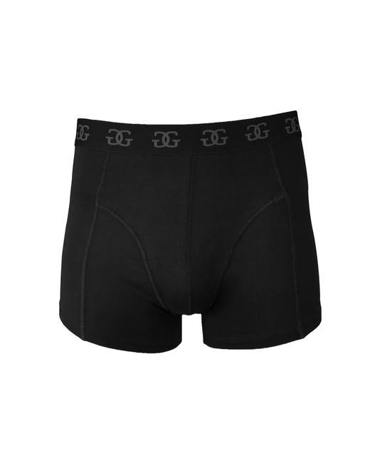 GIORGIO Black Essential 5-Pack Trunks for men