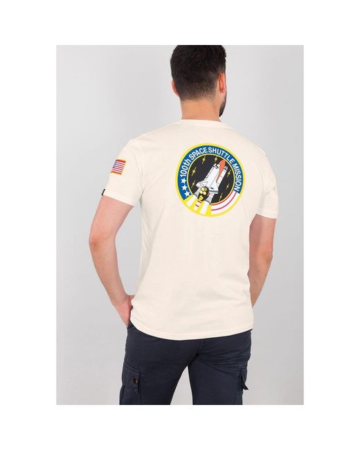 Alpha Industries White Space Shuttle T for men