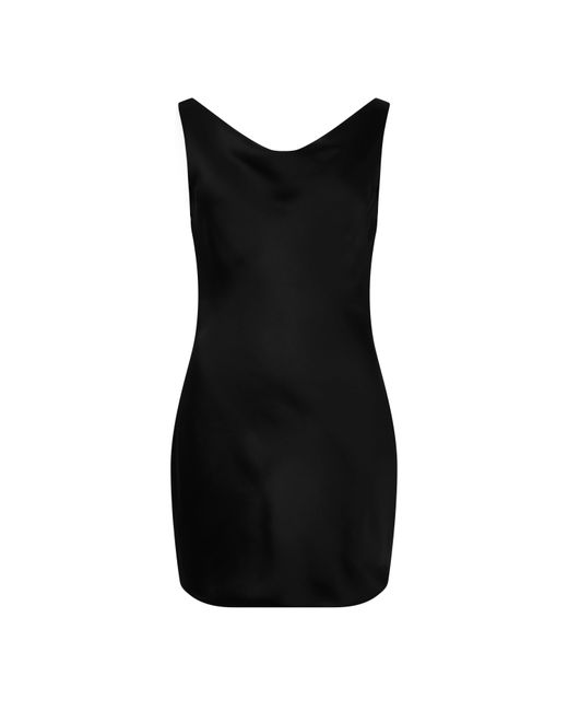 Norma Kamali Black Maria Mini Dress