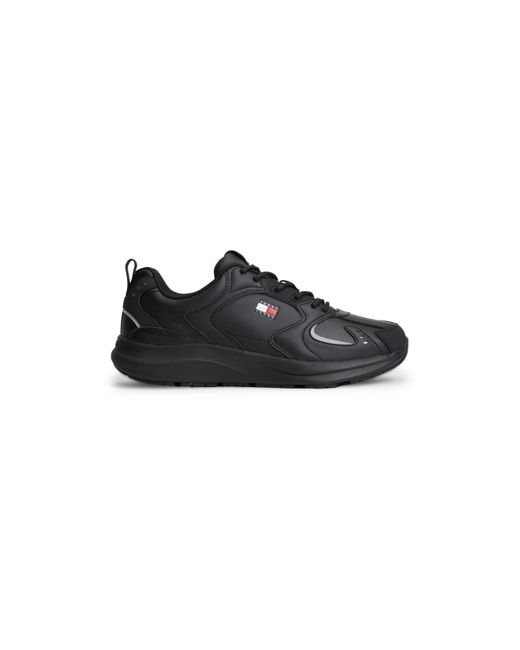 Tommy Hilfiger Black Tj Lth Runner Sn71 for men