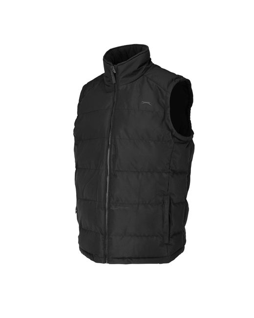 Slazenger 1881 Black Padded Gilet for men
