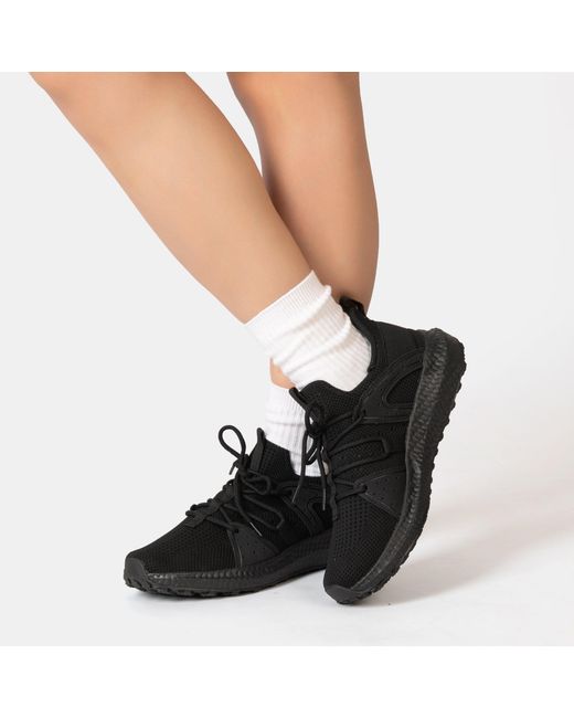 Kappa Black Bronte Ladies Trainers