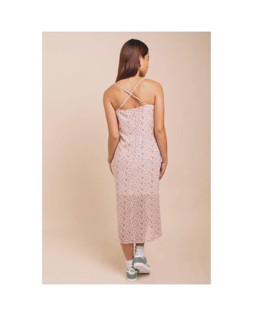 Daisy Street Pink Midi Dress