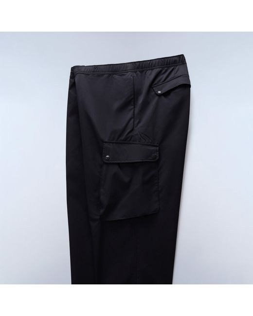 Napapijri Black Relaxed Fit Cargo Trousers for men