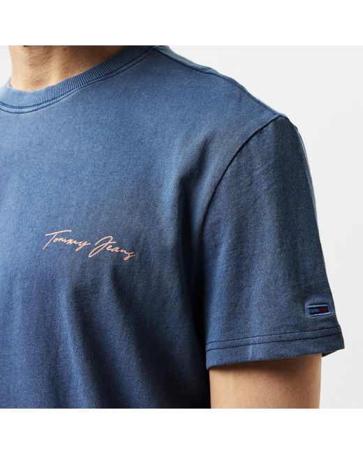 Tommy Hilfiger Blue Tjm Signature Sailing Short Sleeve T-Shirt for men