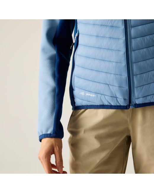 Regatta Blue Andreson Hybrid Water-Repellent Jacket