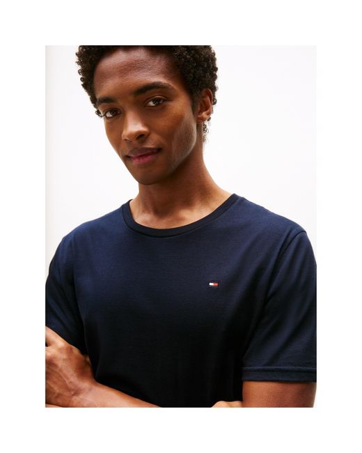 Tommy Hilfiger Blue 3 Pack Short Sleeve T-Shirts for men