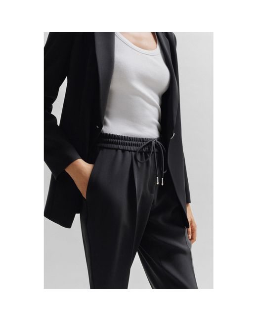 Boss Blue Tariyana9 Straight Leg Trouser