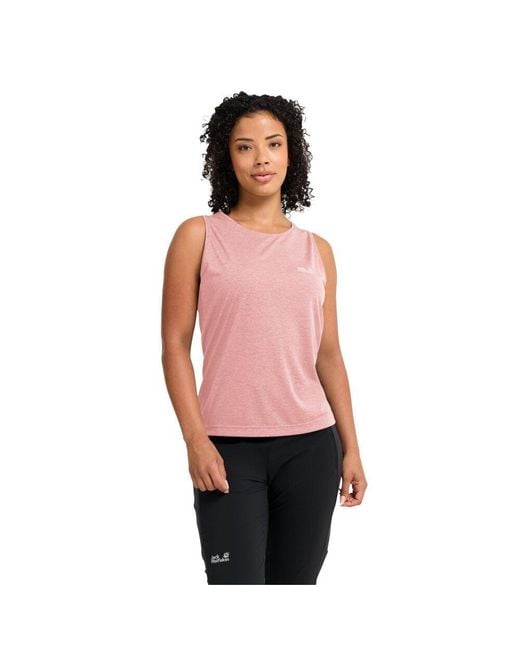 Jack Wolfskin Pink Short Sleeve Performance T-Shirt