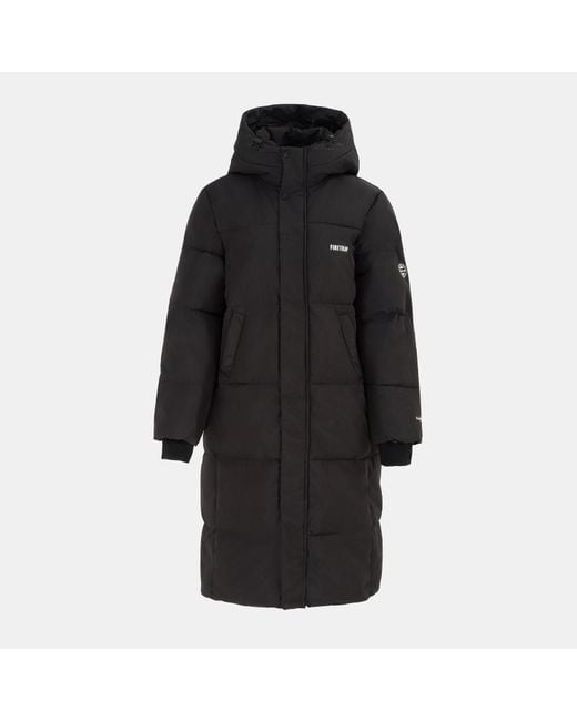 Firetrap Black Long Padding Jacket Ladies