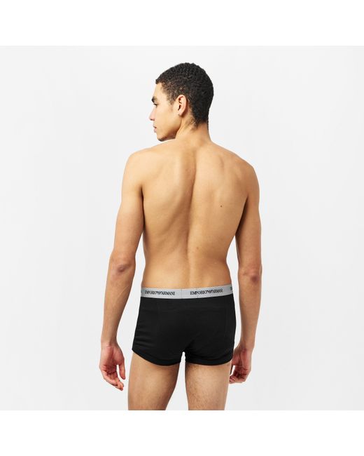 Emporio Armani Black Core 3 Pack Boxer Shorts for men