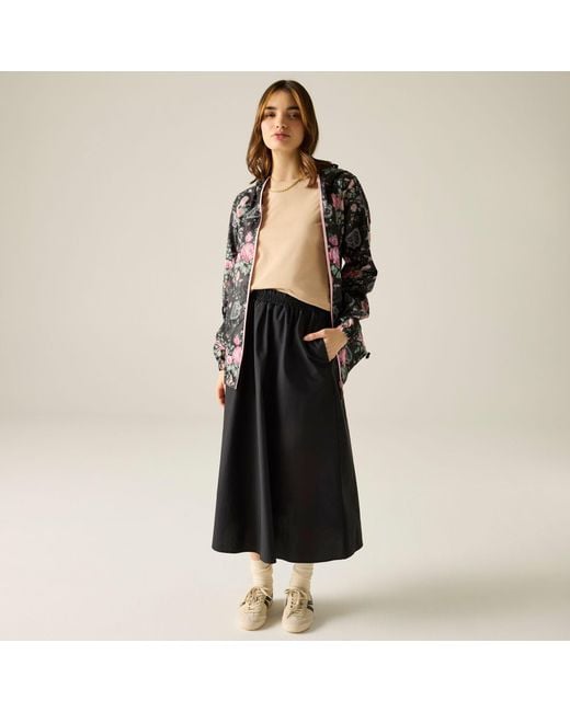 Regatta Black Cath Kidston Waterproof Pack It Jacket