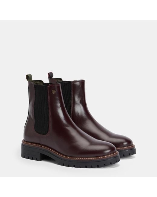 Barbour Brown Marla Chelsea Boots