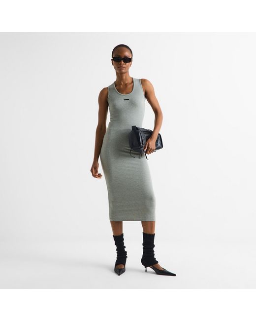 Fear Of God Gray Fge Tank Dress Ld61