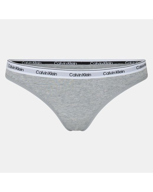 Calvin Klein Green 3 Pack Thongs