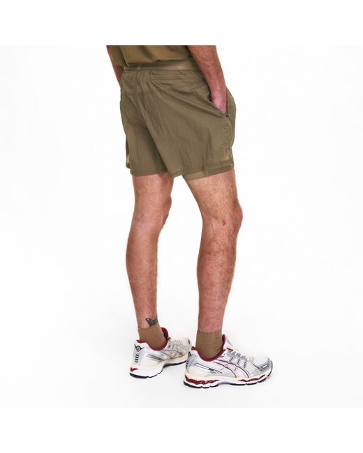 The Couture Club Natural 2-1 Translucent Run Shorts for men