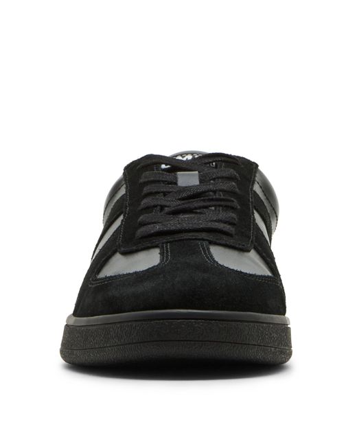 Steve Madden Black Waltor Court Low-Top Trainers for men