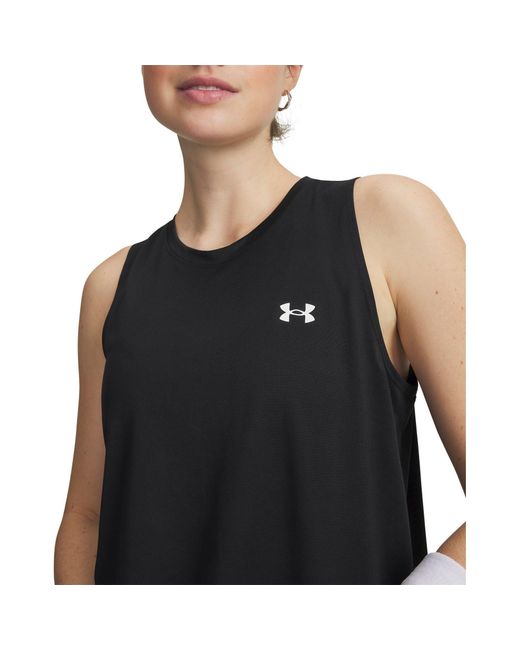 Under Armour Black Tech Solid Tank Vest