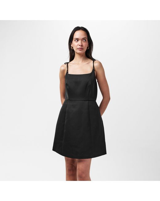 Ted Baker Black Tie Strap Mini Dress