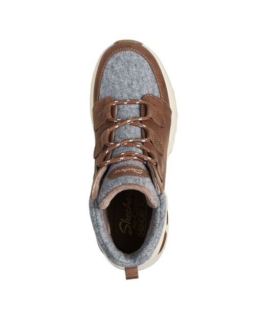 Skechers Brown Biglug Non Waterproof Walking Shoes