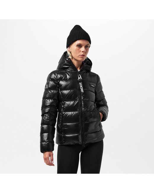 Jacket Black Racer Insulated Medium Puffer Jacket