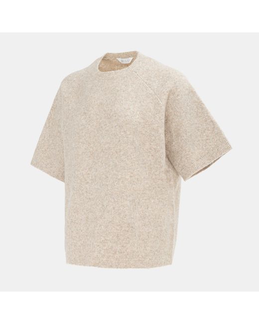 Miso Natural Short Sleeve Knit Tee