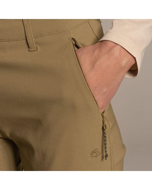 Craghoppers Natural Kiwi Pro Iii Cropped-Leg Trousers