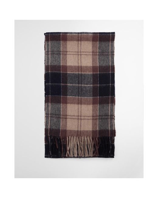 Barbour Gray Tartan Scarf