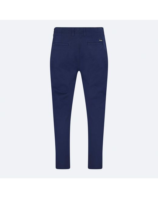 Threadbare Blue Cargo Trousers for men