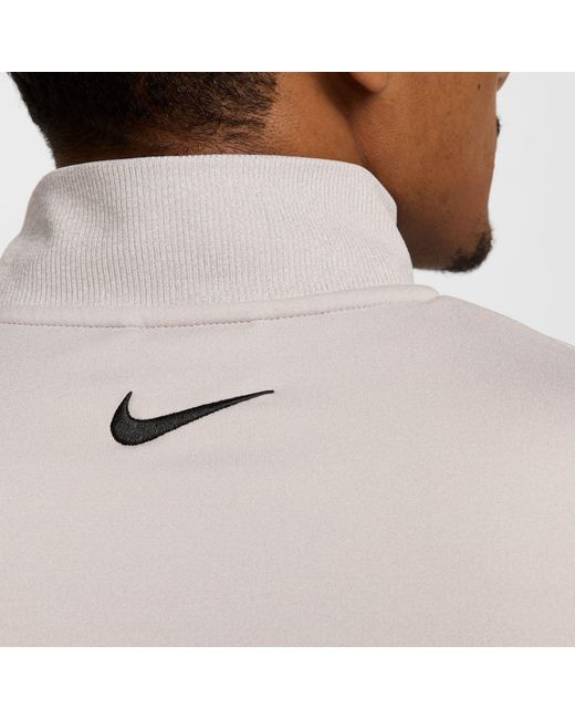 Nike Gray Tour Half Zip Golf Top for men