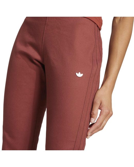 Adidas Red Closed Hem Fleece Joggers for men