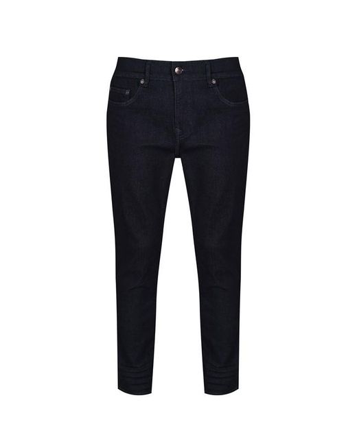 True Religion Blue Rocco Relaxed Skinny Jeans for men