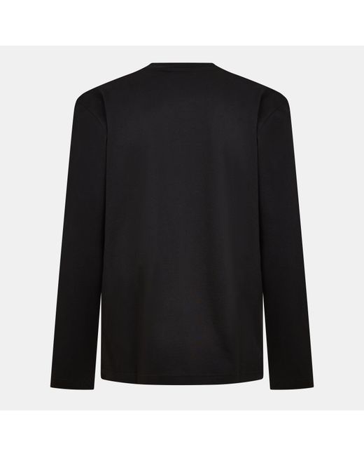 Off-White c/o Virgil Abloh Black Logo Skate Long Sleeve T-Shirt for men